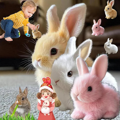 [🎉Tagoknak exkluzív ajánlat]Ugráló és futkározó nyuszi, amely rengeteg örömet és szórakozást hoz a gyerekeknek 🎀