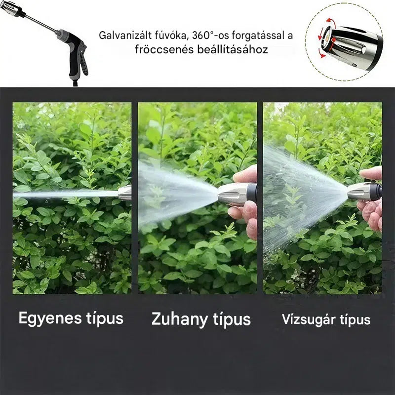 Nagynyomású vízsugár – alakíts bármelyik tömlőt erőteljes tisztítóvá