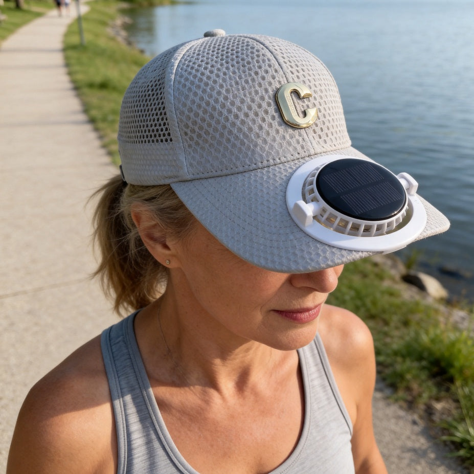 [🎉Tagoknak exkluzív ajánlat]🧢 2026-os új ventilátoros napvédő sapka – frissítő viselet a legmelegebb napokon
