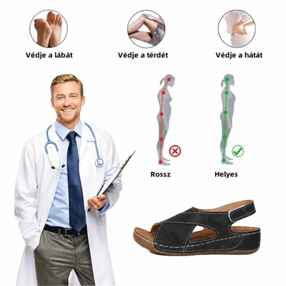 [🎉Tagoknak exkluzív ajánlat]Ergonomikus kialakítású ortopéd szandál - fájdalommentes járás 👞 kényelmesebbé teszi a sétát