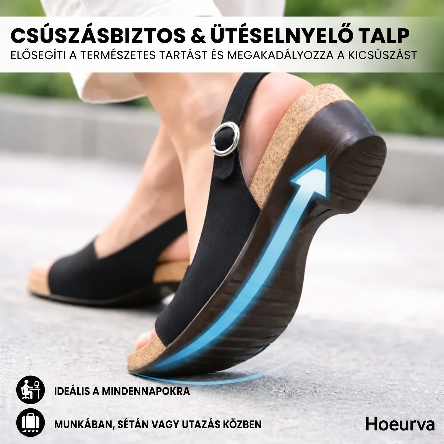 [🎉Tagoknak exkluzív ajánlat]Hoeurva kényelmes szandál csúszásmentes talppal – maximális kényelem · eredeti modell