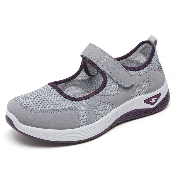 [🎉Tagoknak exkluzív ajánlat]👟 Légpárnás ortopéd cipő – alacsony szárú, tépőzáras, könnyű és légáteresztő hálós felsőrész időseknek | Kényelmes, stabil, fájdalommentes járás egész nap