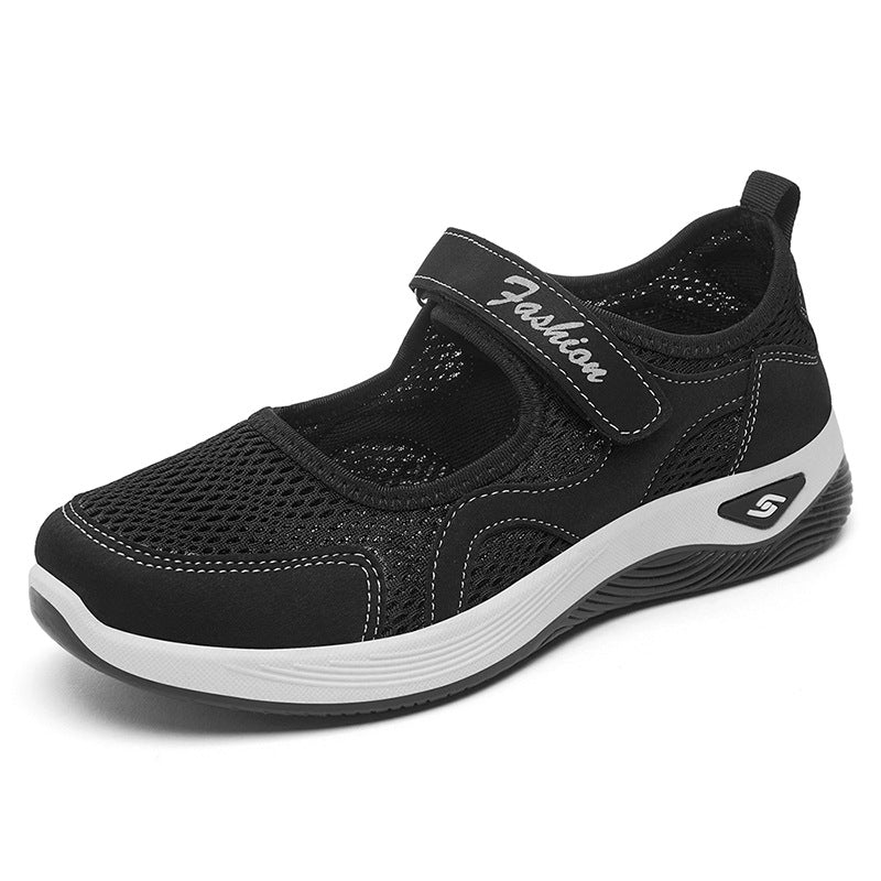 [🎉Tagoknak exkluzív ajánlat]👟 Légpárnás ortopéd cipő – alacsony szárú, tépőzáras, könnyű és légáteresztő hálós felsőrész időseknek | Kényelmes, stabil, fájdalommentes járás egész nap
