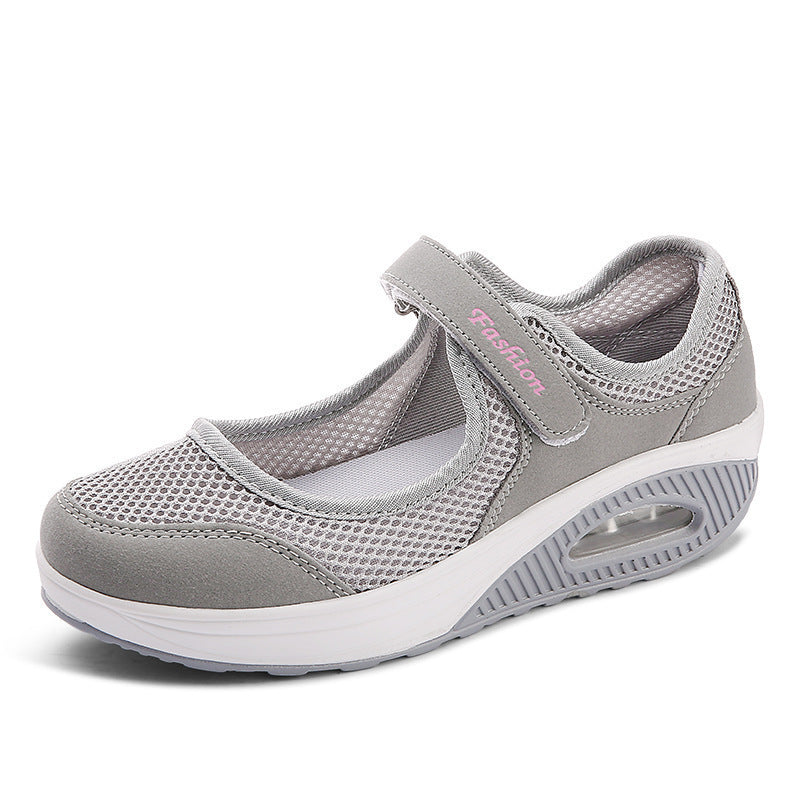 [🎉Tagoknak exkluzív ajánlat]👟 Légpárnás ortopéd cipő – alacsony szárú, tépőzáras, könnyű és légáteresztő hálós felsőrész időseknek | Kényelmes, stabil, fájdalommentes járás egész nap