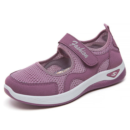[🎉Tagoknak exkluzív ajánlat]👟 Légpárnás ortopéd cipő – alacsony szárú, tépőzáras, könnyű és légáteresztő hálós felsőrész időseknek | Kényelmes, stabil, fájdalommentes járás egész nap