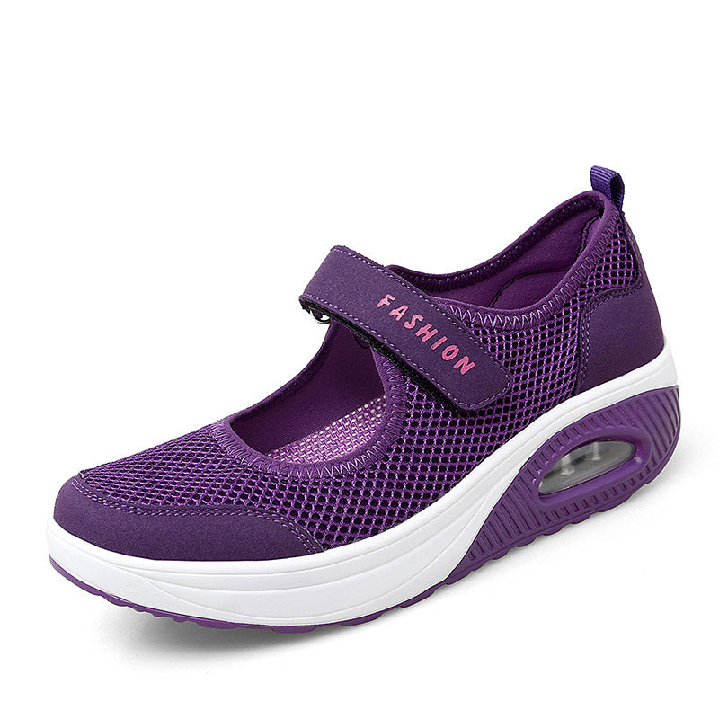 [🎉Tagoknak exkluzív ajánlat]👟 Légpárnás ortopéd cipő – alacsony szárú, tépőzáras, könnyű és légáteresztő hálós felsőrész időseknek | Kényelmes, stabil, fájdalommentes járás egész nap