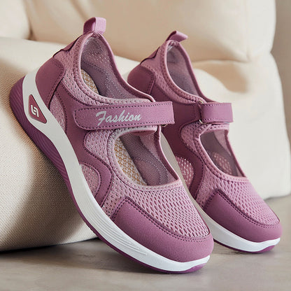 [🎉Tagoknak exkluzív ajánlat]👟 Légpárnás ortopéd cipő – alacsony szárú, tépőzáras, könnyű és légáteresztő hálós felsőrész időseknek | Kényelmes, stabil, fájdalommentes járás egész nap