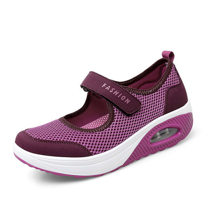 [🎉Tagoknak exkluzív ajánlat]👟 Légpárnás ortopéd cipő – alacsony szárú, tépőzáras, könnyű és légáteresztő hálós felsőrész időseknek | Kényelmes, stabil, fájdalommentes járás egész nap