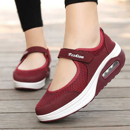 [🎉Tagoknak exkluzív ajánlat]👟 Légpárnás ortopéd cipő – alacsony szárú, tépőzáras, könnyű és légáteresztő hálós felsőrész időseknek | Kényelmes, stabil, fájdalommentes járás egész nap