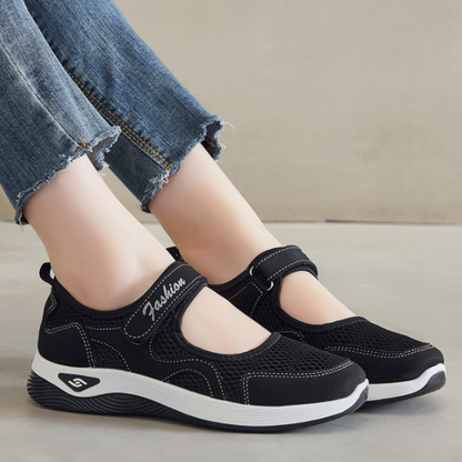[🎉Tagoknak exkluzív ajánlat]👟 Légpárnás ortopéd cipő – alacsony szárú, tépőzáras, könnyű és légáteresztő hálós felsőrész időseknek | Kényelmes, stabil, fájdalommentes járás egész nap