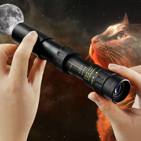10–300× zoom HD hordozható, nagy teljesítményű távcső hosszú távú megfigyeléshez, kifejezetten égitestek és csillagképek megfigyelésére tervezve