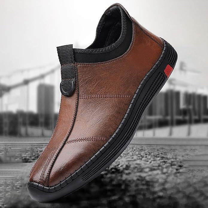 [🎉Tagoknak exkluzív ajánlat]Férfi luxus téli bőr cipők béleléssel 2026 – biztosítják a lábboltozat megfelelő alátámasztását, javítják a testtartást, és egész napos kényelmes járást garantálnak!