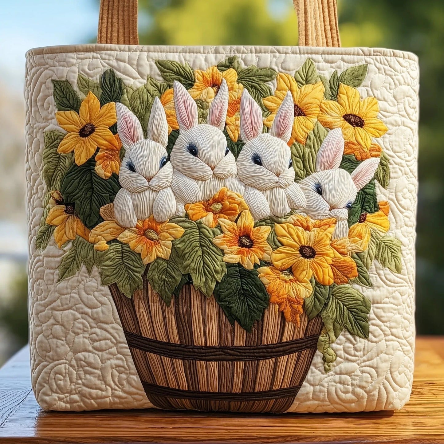 [🎉Tagoknak exkluzív ajánlat]Húsvéti nyuszis steppelt táska 🐰🌸
