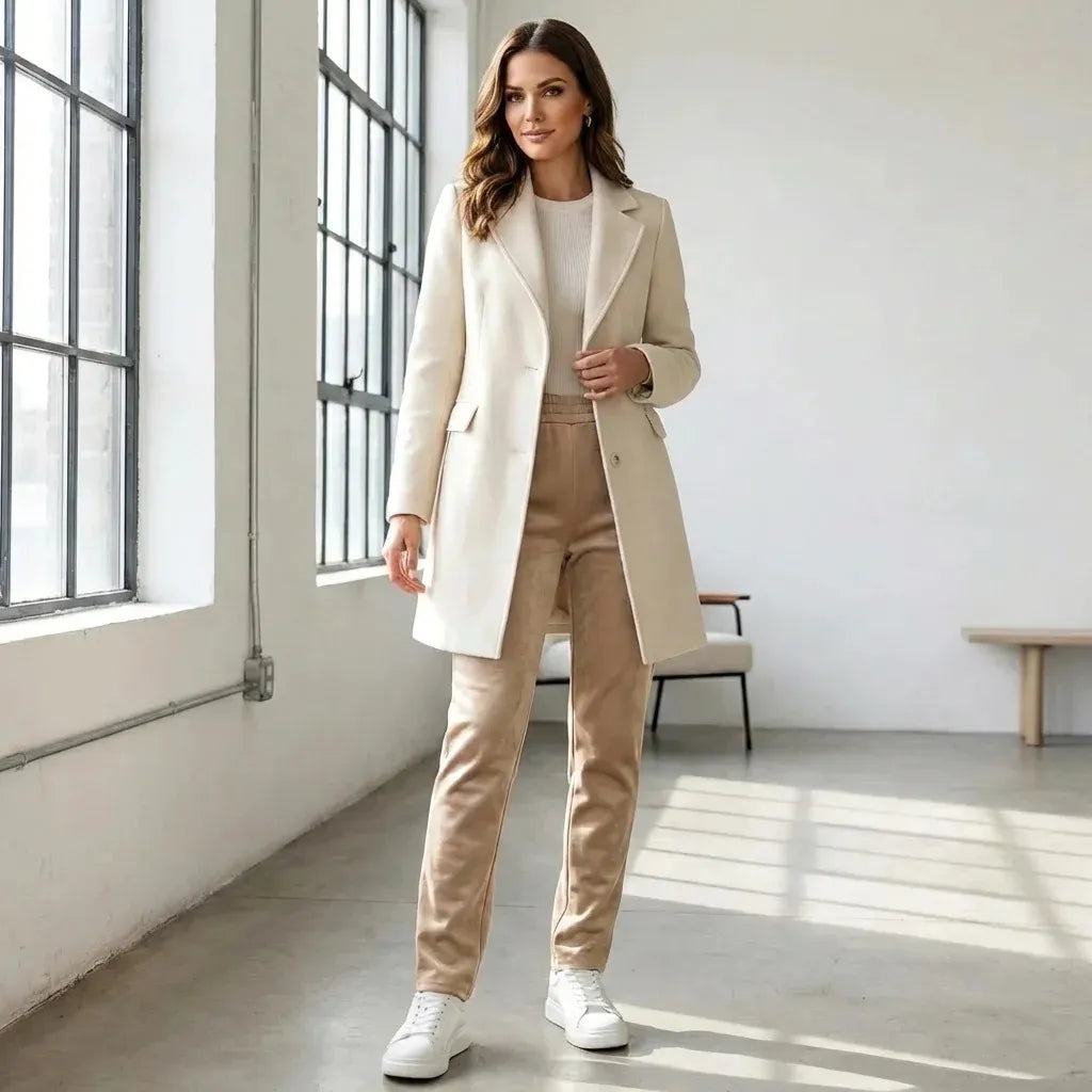 Női melegítőnadrág zsebekkel 👖 | Magas derekú tavaszi nadrág 🌸