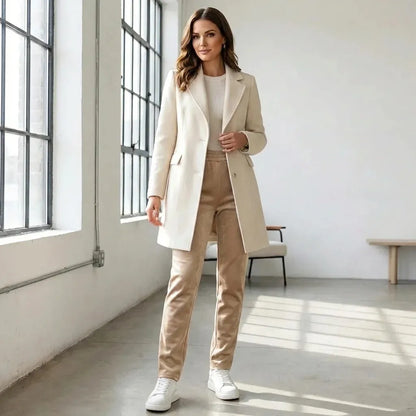 Női melegítőnadrág zsebekkel 👖 | Magas derekú tavaszi nadrág 🌸