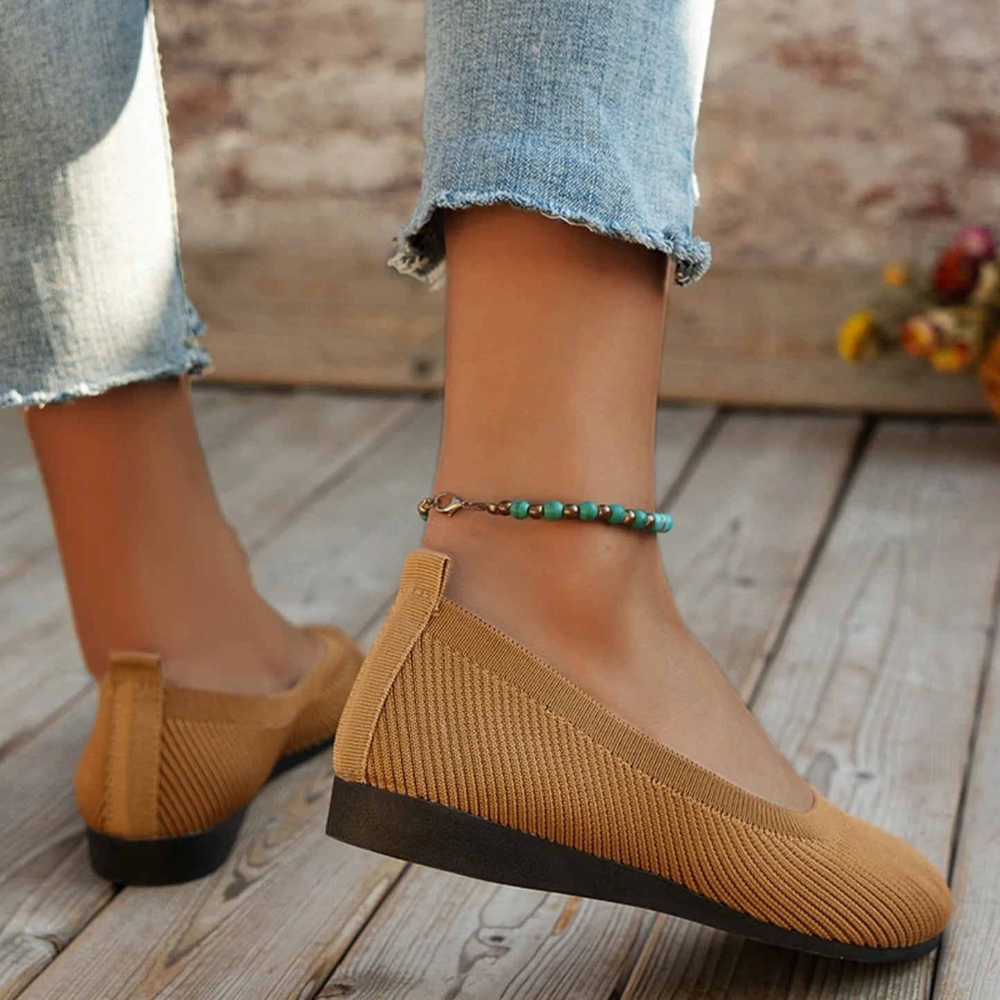 Könnyű kötött bebújós cipő – kényelem minden lépésnél 🌸