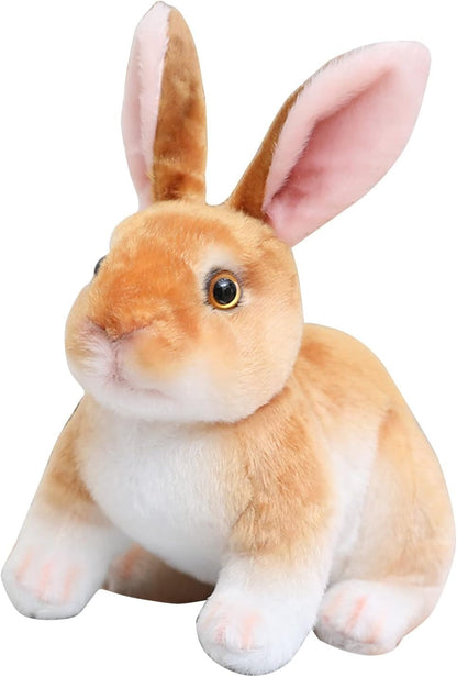 [🎉Tagoknak exkluzív ajánlat]Hoeurva élethű plüss nyuszi 🐰 – aranyos, puha és megnyugtató társ a nyugodt alváshoz, a legjobb ajándék babáknak