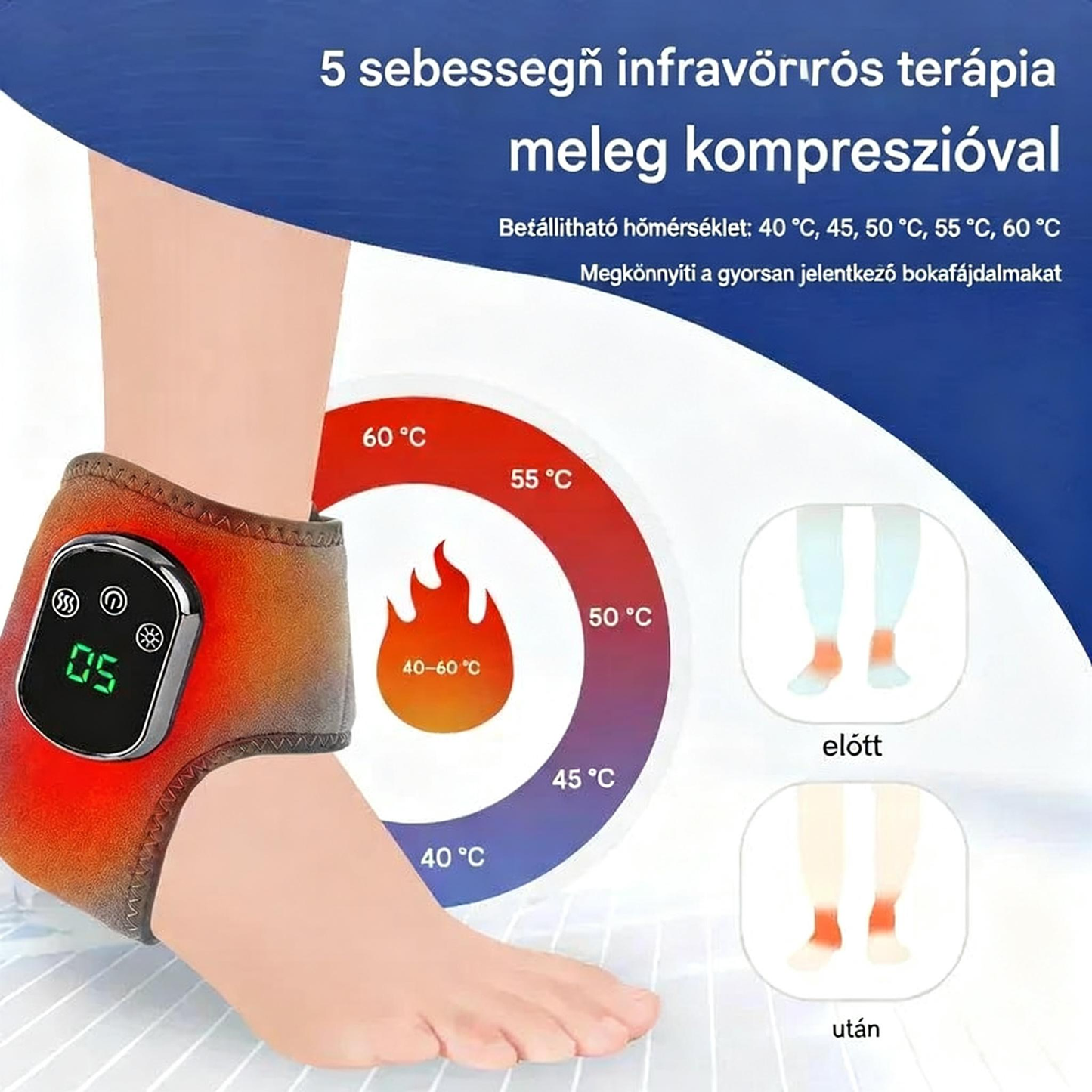 [🎉Tagoknak exkluzív ajánlat]Ergonomikus lábmasszírozó készülék – Fájdalomcsillapító, kényeztető élmény otthonra ✨ A második darab most féláron!