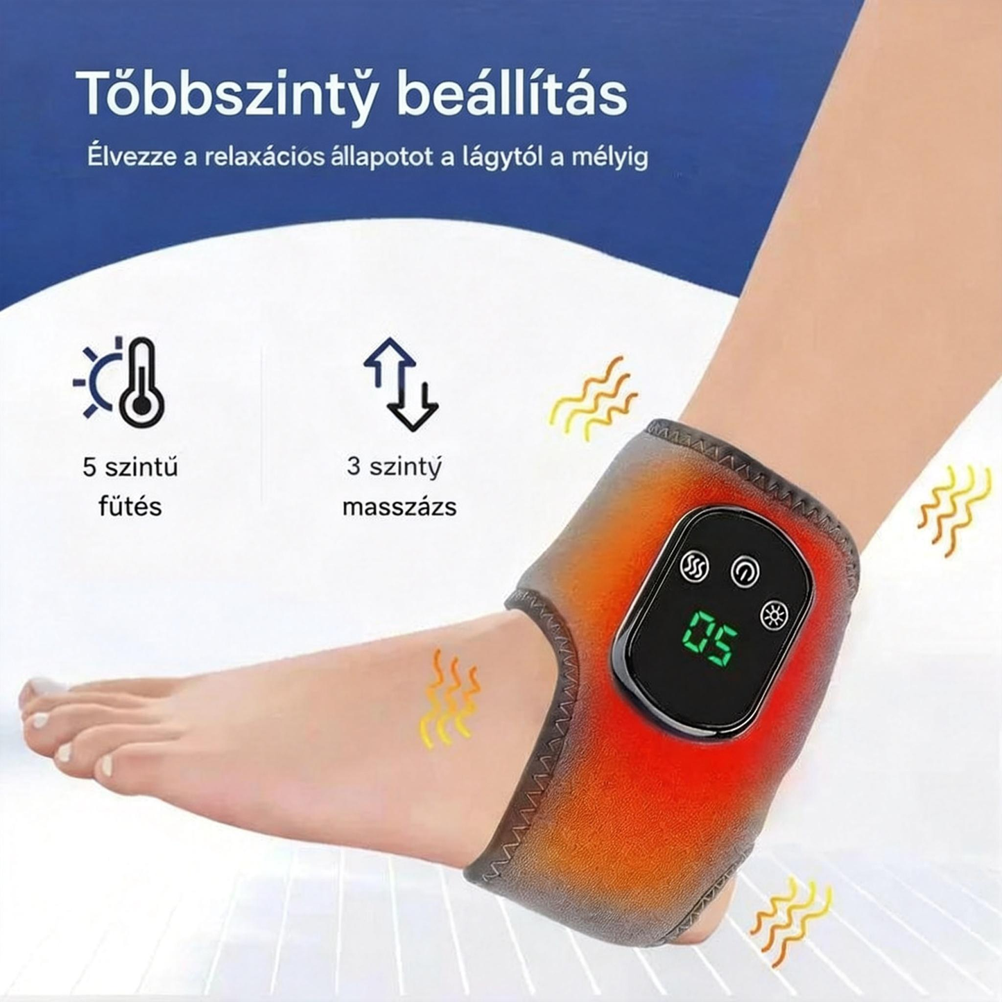 [🎉Tagoknak exkluzív ajánlat]Ergonomikus lábmasszírozó készülék – Fájdalomcsillapító, kényeztető élmény otthonra ✨ A második darab most féláron!