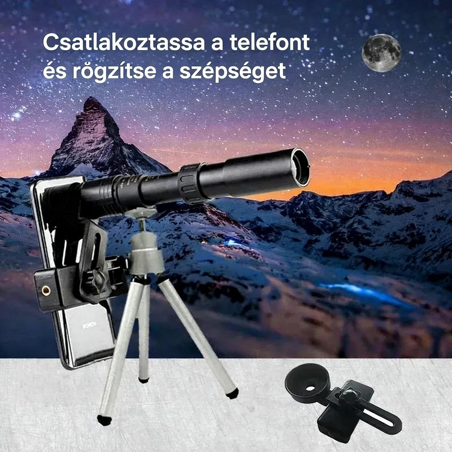 [🎉Tagoknak exkluzív ajánlat]10–300× zoom HD hordozható, nagy teljesítményű távcső hosszú távú megfigyeléshez, kifejezetten égitestek és csillagképek megfigyelésére tervezve