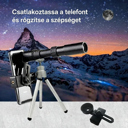 [🎉Tagoknak exkluzív ajánlat]10–300× zoom HD hordozható, nagy teljesítményű távcső hosszú távú megfigyeléshez, kifejezetten égitestek és csillagképek megfigyelésére tervezve