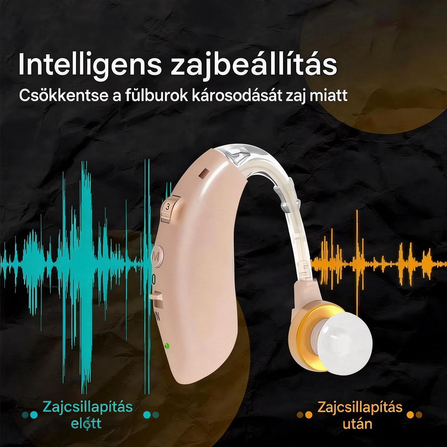 [🎉Tagoknak exkluzív ajánlat]2026-os intelligens hallókészülék, erőteljes zajcsökkentő technológia, kifejezetten időseknek tervezve, egész napos kényelmes viselet