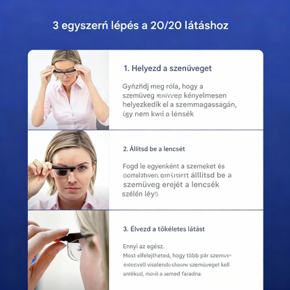 Állítható fókuszú szemüveg