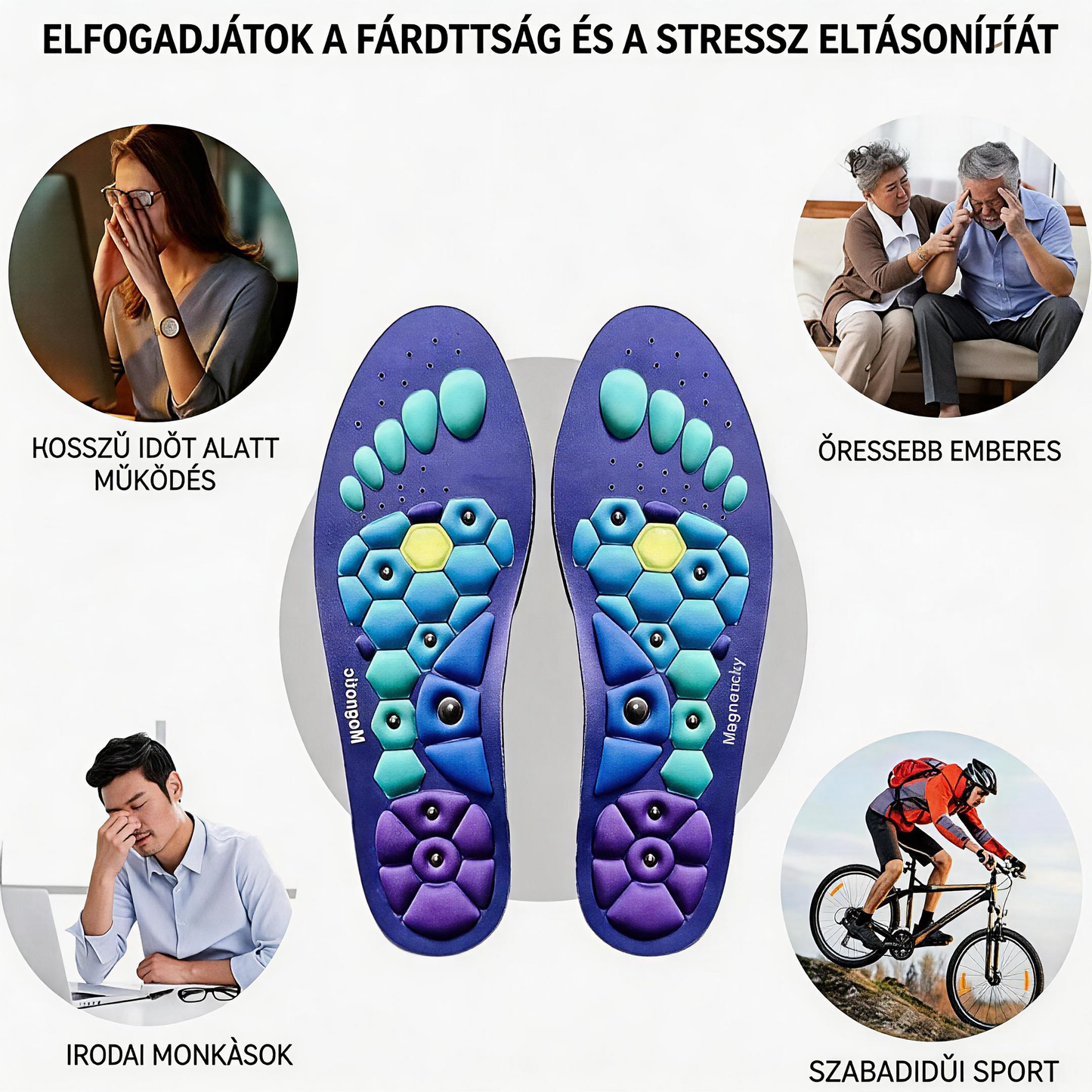 [🎉Tagoknak exkluzív ajánlat]Hoeurva mágneses terápiás talpbetét – Plant Care 🌿