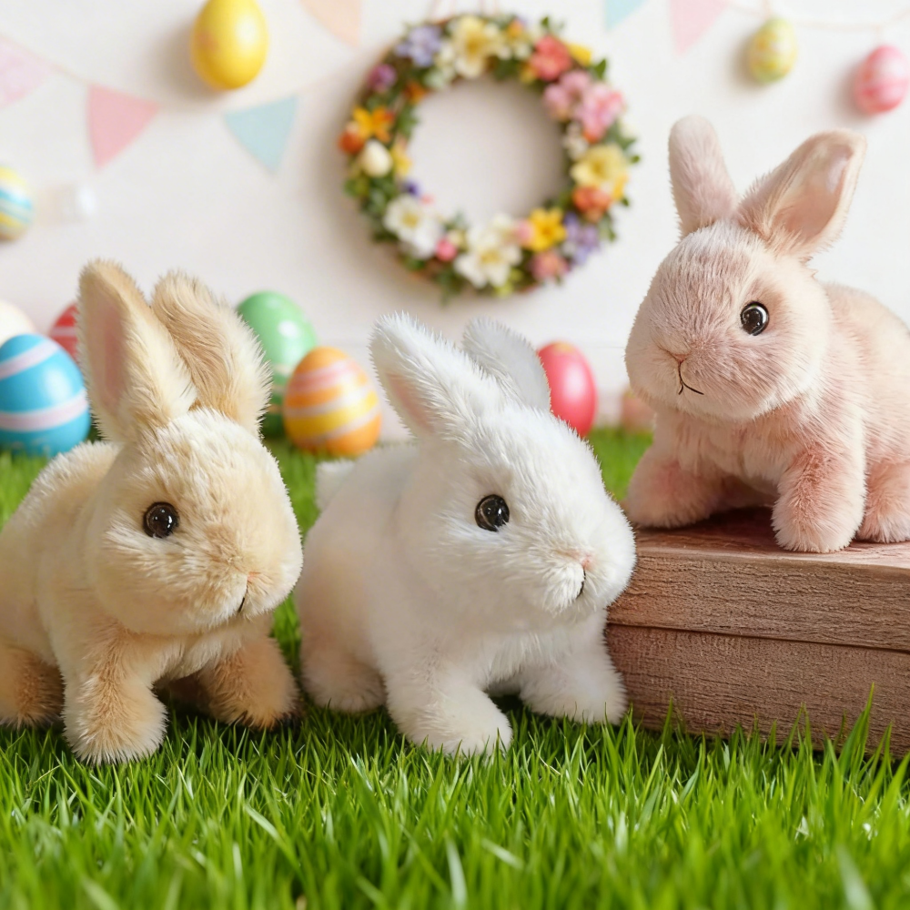[🎉Tagoknak exkluzív ajánlat]Ugráló és futkározó nyuszi, amely rengeteg örömet és szórakozást hoz a gyerekeknek 🎀