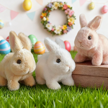 [🎉Tagoknak exkluzív ajánlat]Ugráló és futkározó nyuszi, amely rengeteg örömet és szórakozást hoz a gyerekeknek 🎀