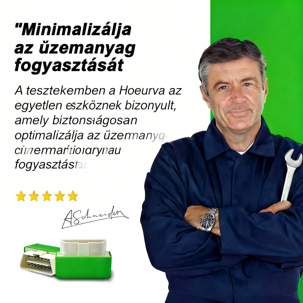 [🎉Tagoknak exkluzív ajánlat]Hoeurva EcoOBD2™ – OBD2 üzemanyag-megtakarító chip | Csökkentse a fogyasztást akár 55%-kal 🚗🔥 | Plug & Play