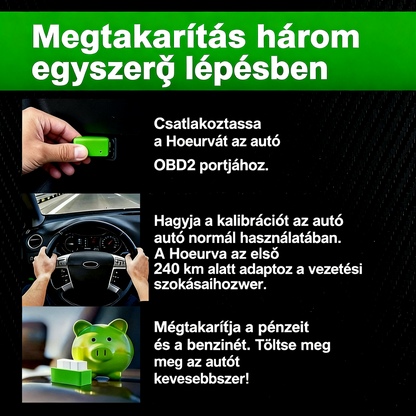 [🎉Tagoknak exkluzív ajánlat]Hoeurva EcoOBD2™ – OBD2 üzemanyag-megtakarító chip | Csökkentse a fogyasztást akár 55%-kal 🚗🔥 | Plug & Play