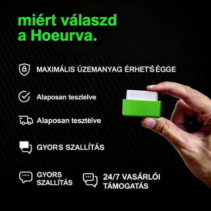 [🎉Tagoknak exkluzív ajánlat]Hoeurva EcoOBD2™ – OBD2 üzemanyag-megtakarító chip | Csökkentse a fogyasztást akár 55%-kal 🚗🔥 | Plug & Play