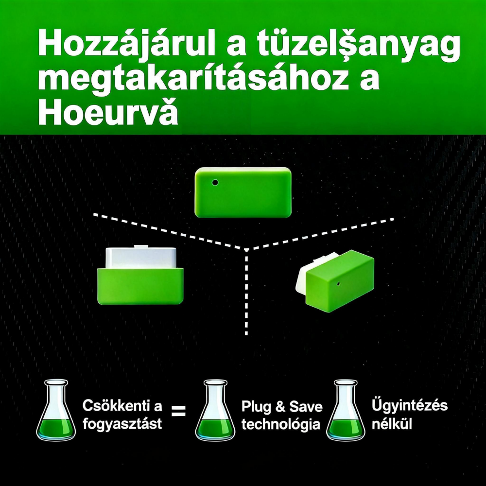 [🎉Tagoknak exkluzív ajánlat]Hoeurva EcoOBD2™ – OBD2 üzemanyag-megtakarító chip | Csökkentse a fogyasztást akár 55%-kal 🚗🔥 | Plug & Play