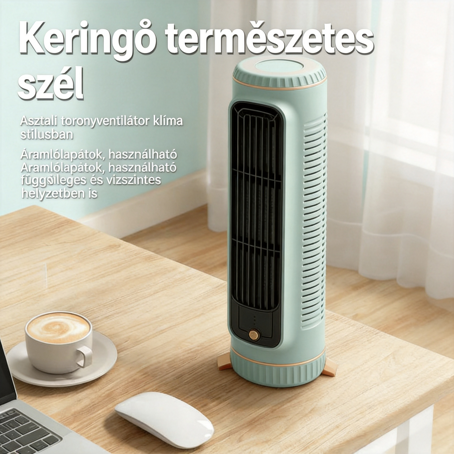[🎉Exkluzív ajánlat tagjainknak]Hordozható mini ventilátor – Vegyen egy másodikat 50% kedvezménnyel, és élvezze a frissítő hűsítést bárhol!