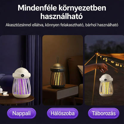 🌙 Nyári kötelező UV szúnyogirtó lámpa – csendes, egészséges és hatékony védelem egész éjjel