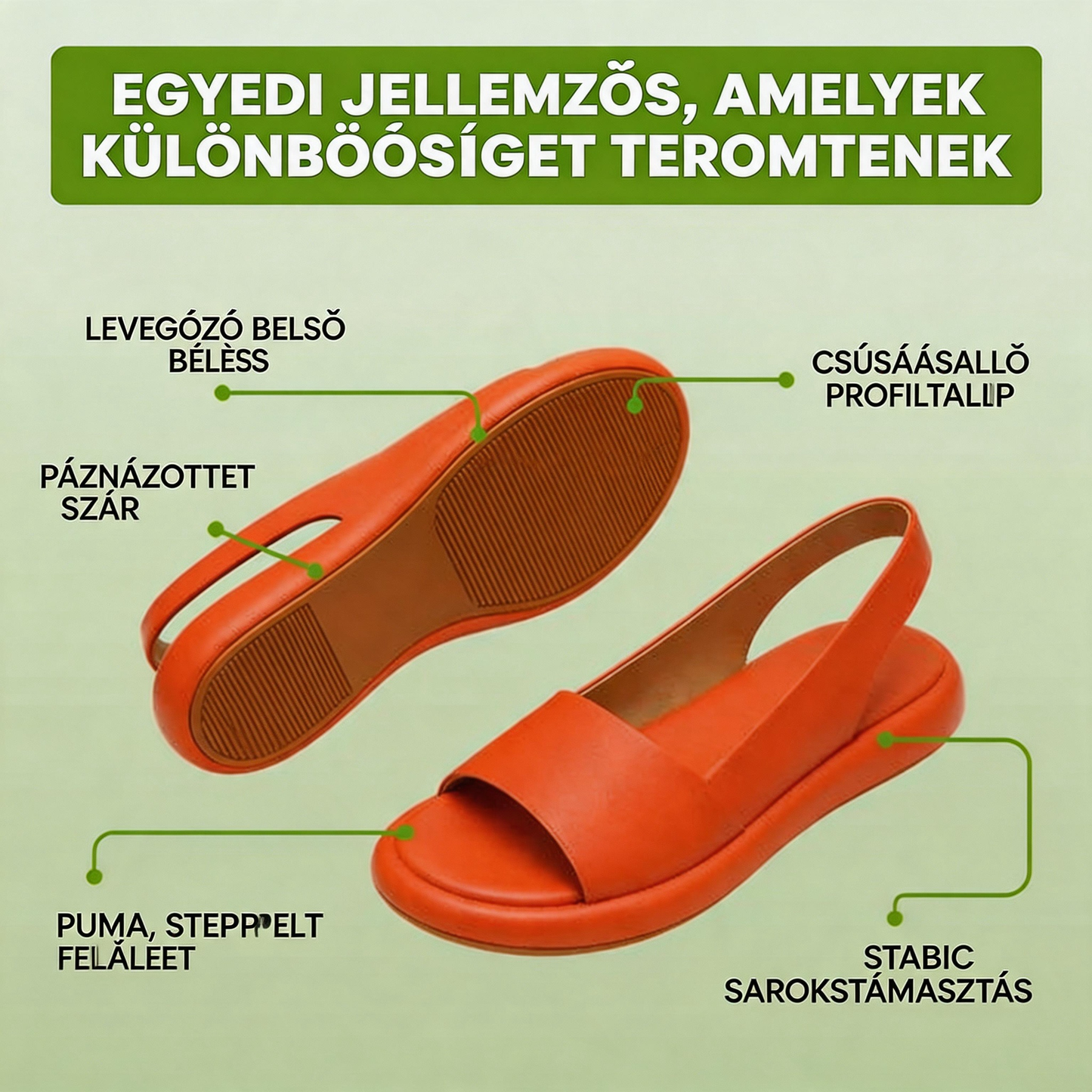 [🎉Tagoknak exkluzív ajánlat]Hoeurva – kényelmes női szandál | ergonomikus alátámasztás