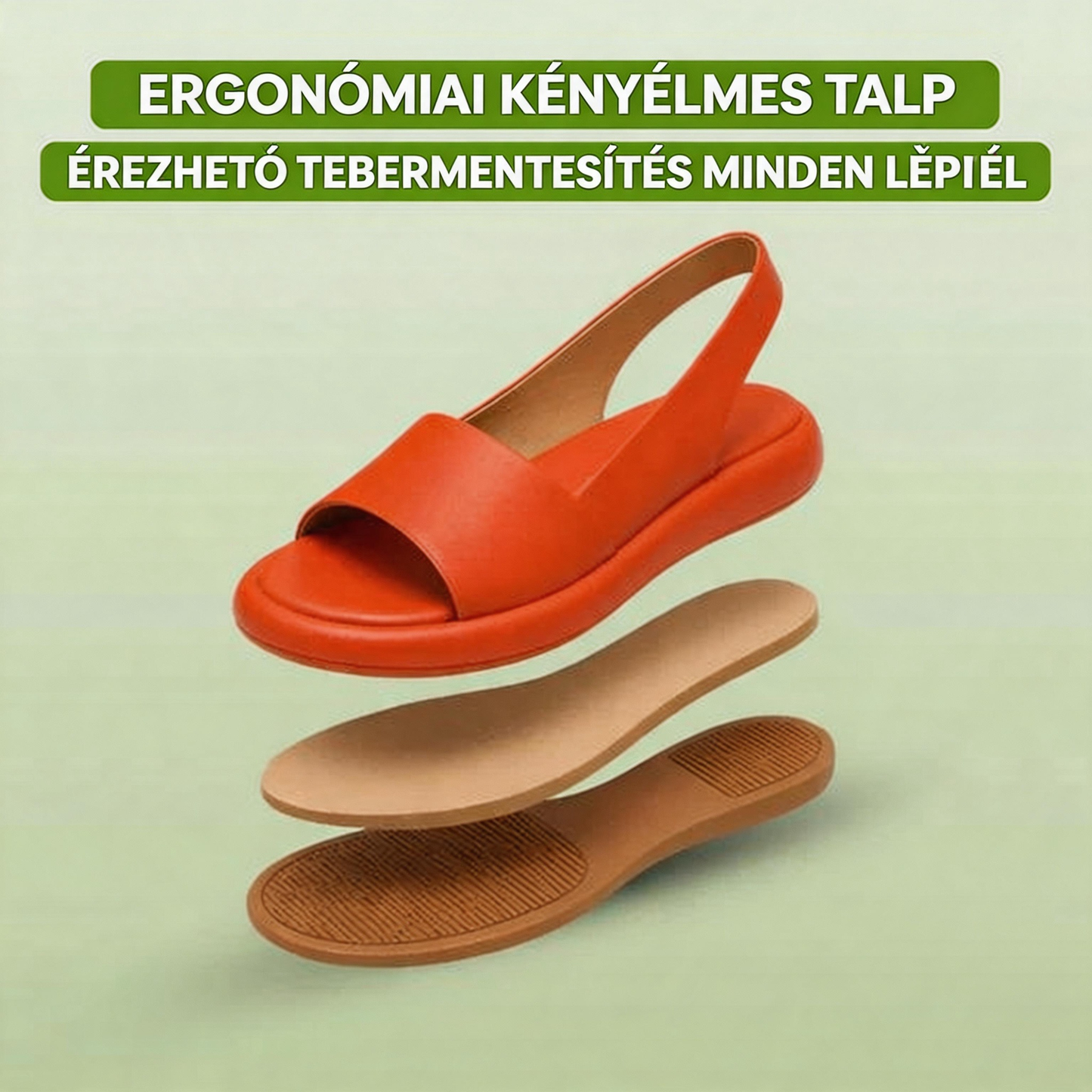 [🎉Tagoknak exkluzív ajánlat]Hoeurva – kényelmes női szandál | ergonomikus alátámasztás