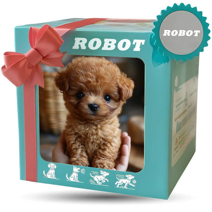 Valósághű plüss robot kutya, amely fut és ugrál, a legjobb társ a gyermekek számára, tökéletes ajándék a gyermeked számára!
